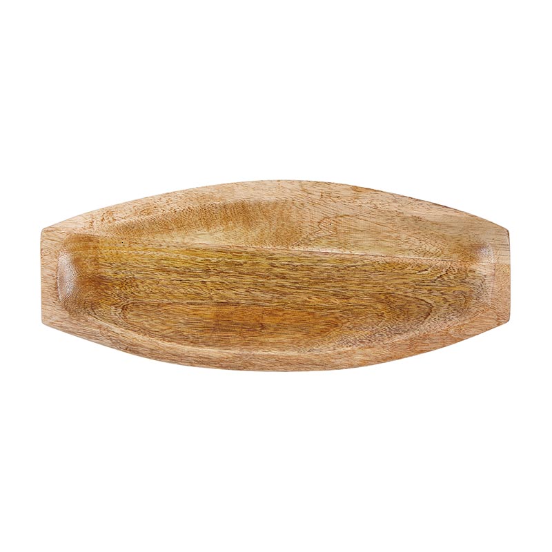 Wooden Boat Shaped Platter