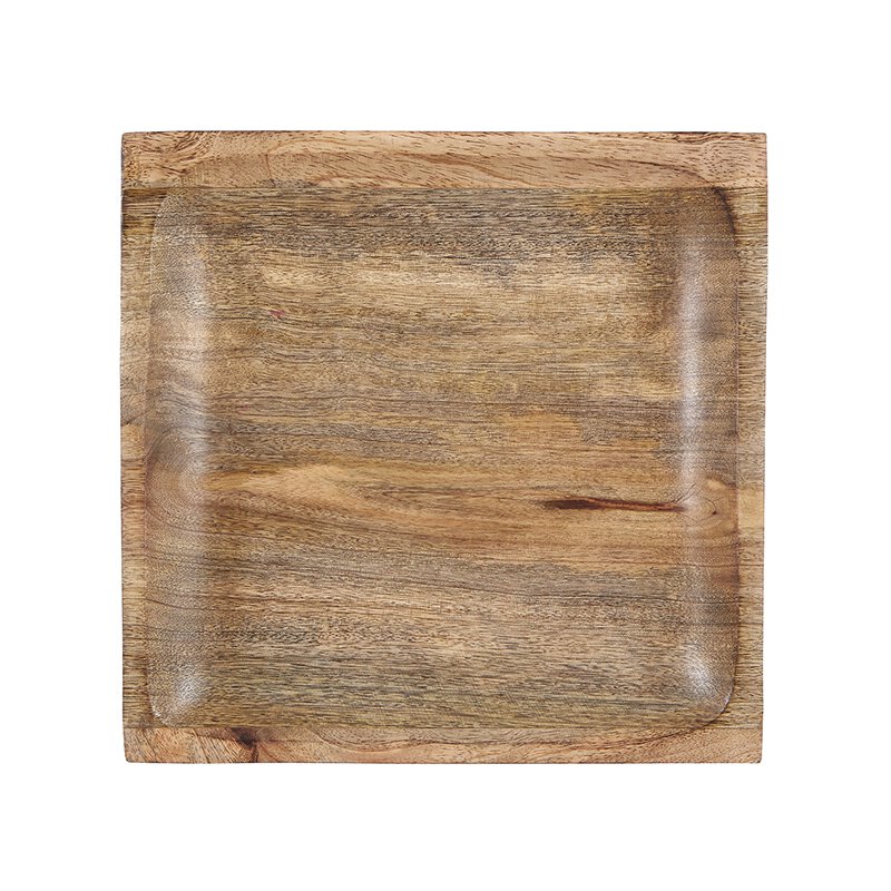Creative Brands Small Square Wooden Tray