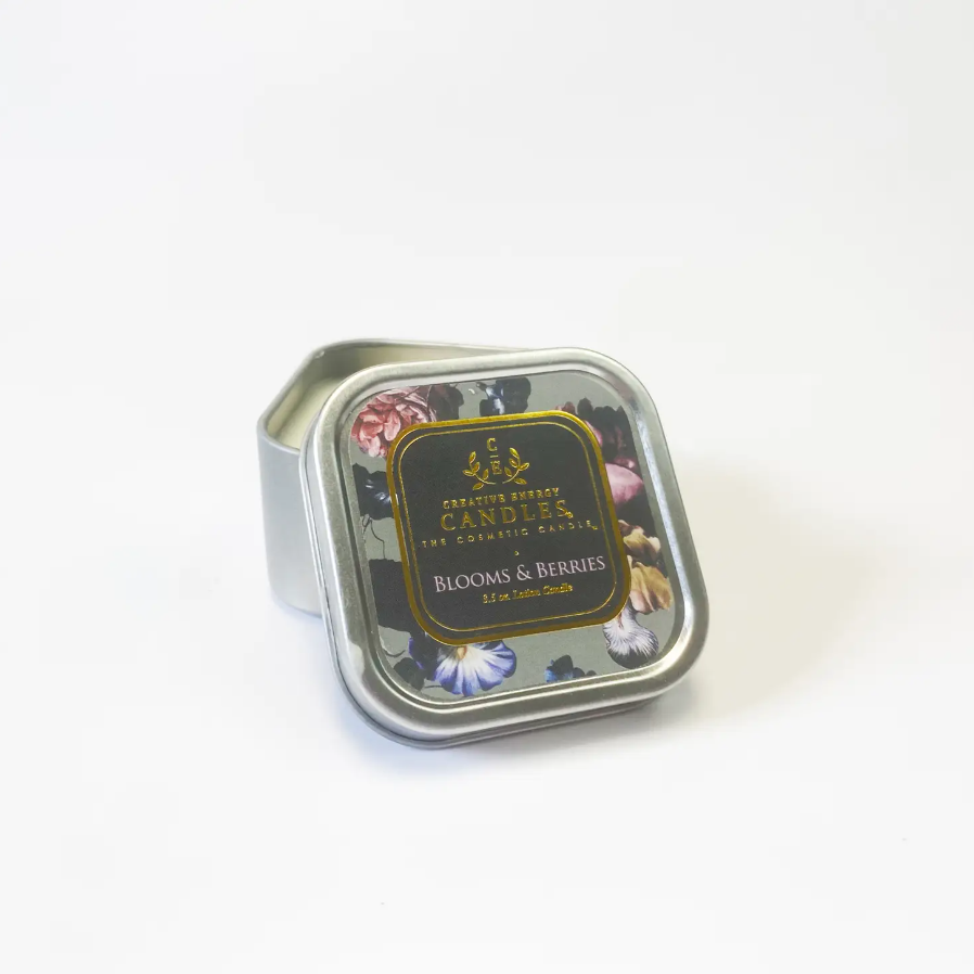 Creative Energy Candles Blooms & Berries: 2-in-1 Travel Tin