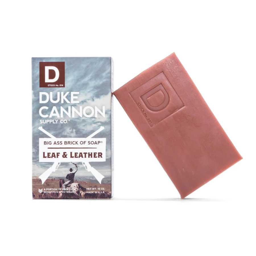 Duke Cannon Big Ass Brick of Soap - Leaf & Leather