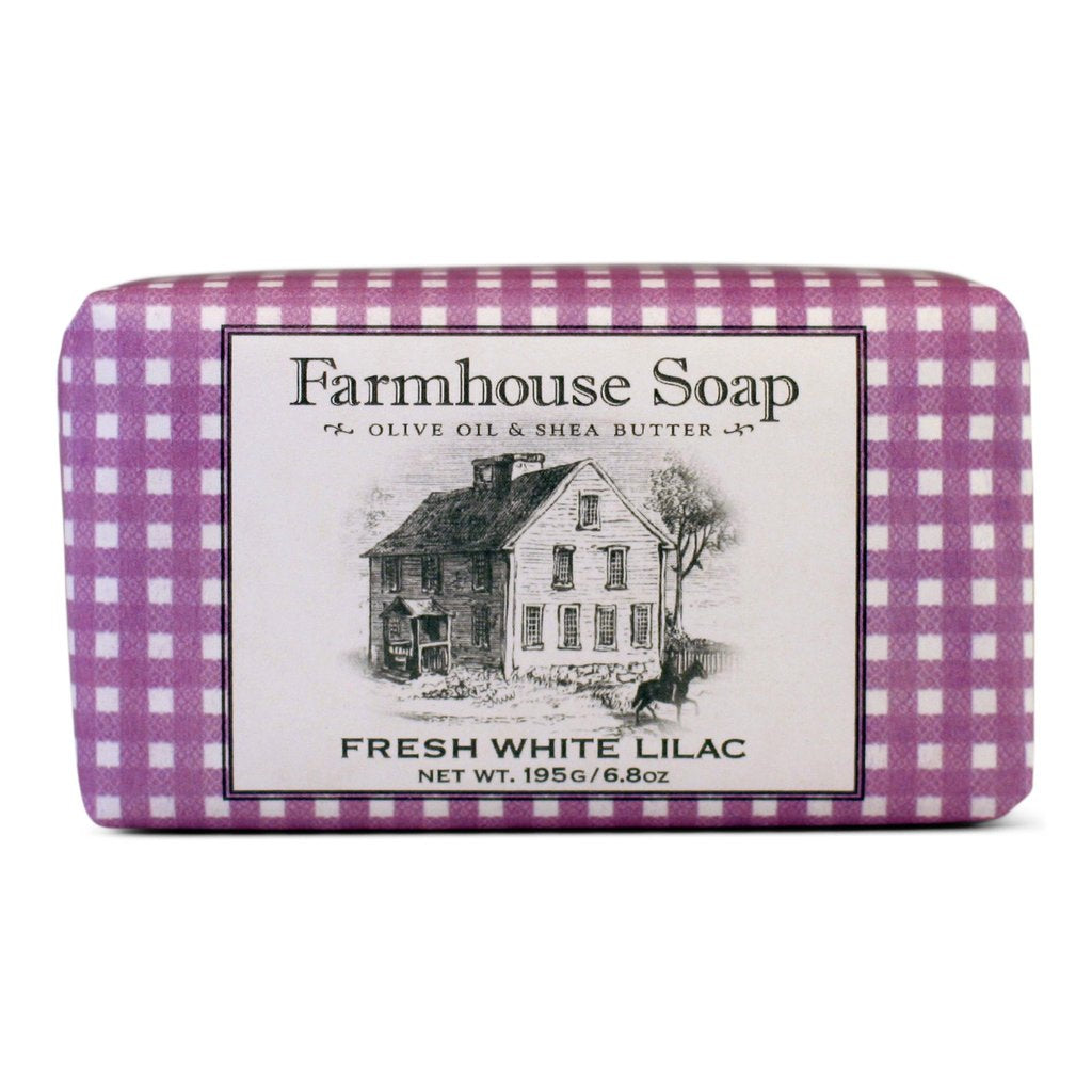 Sweet Grass Farm Farmhouse Triple Milled Soap Fresh White Lilac