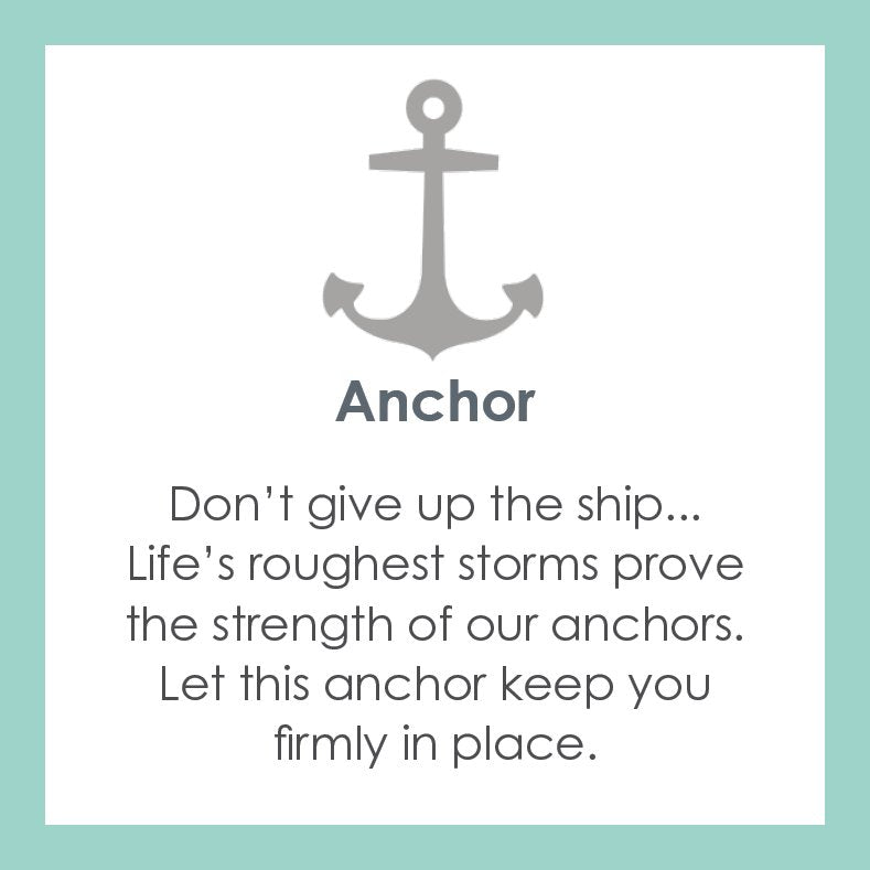 Lola Jewelry Anchor Pendant: Don't Give Up The Ship