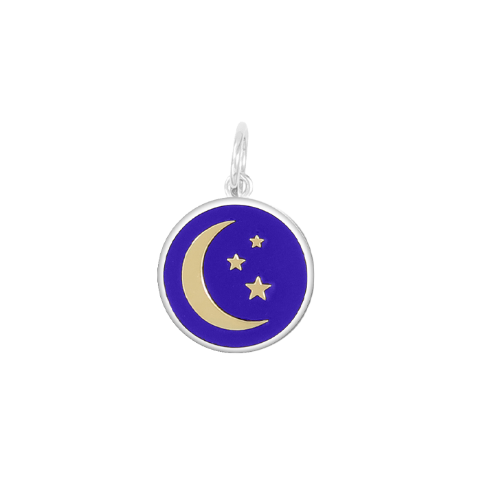 LOLA® Moon & Stars Gold Pendant Royal Blue