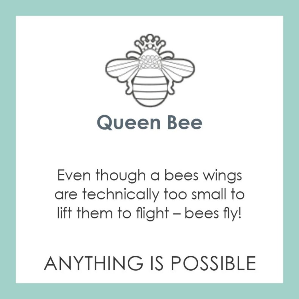 Lola Jewelry Queen Bee Gold Pendant: Anything Is Possible