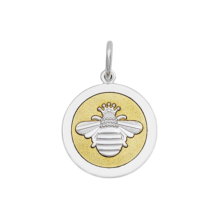 Lola Jewelry Queen Bee Silver Pendant Gold