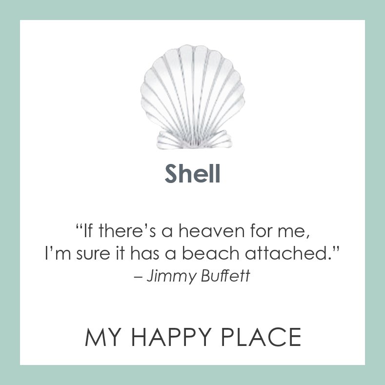 Lola Jewelry Shell Pendant: My Happy Place
