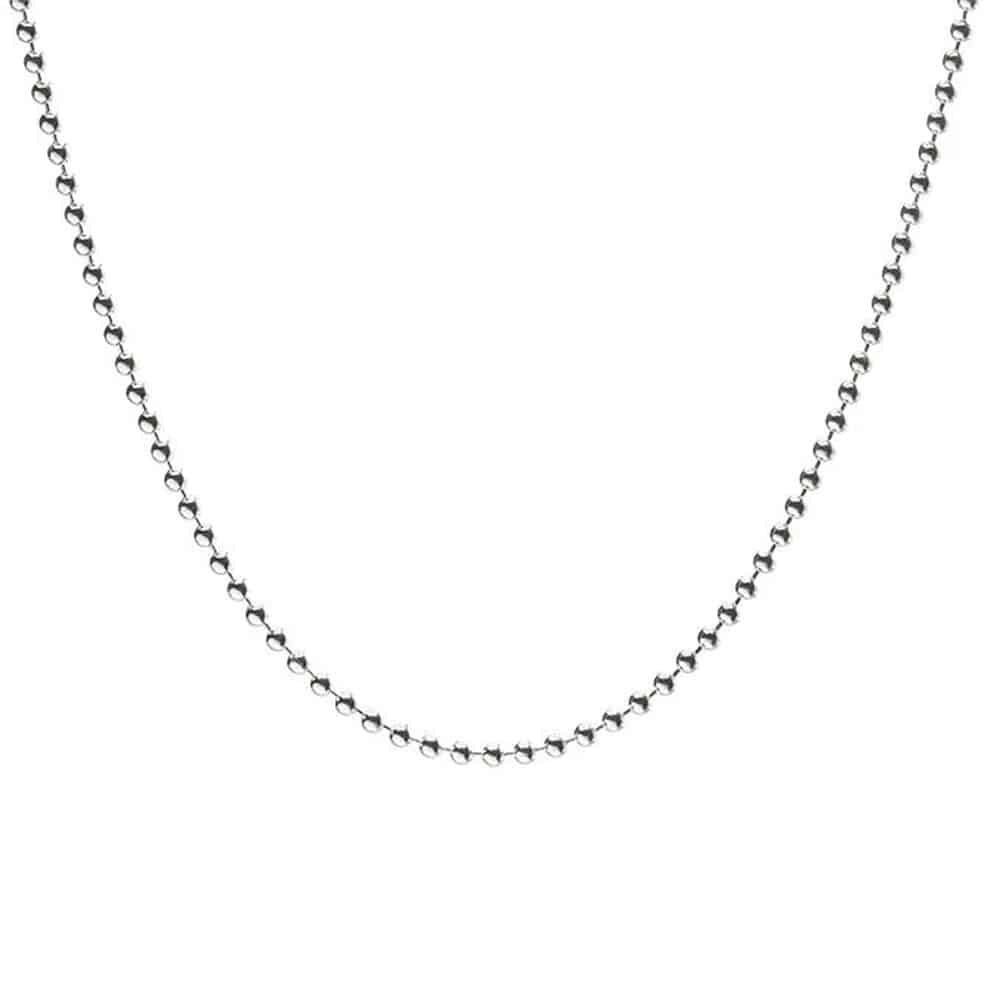 Lola Jewelry Sterling Silver Ball Chain