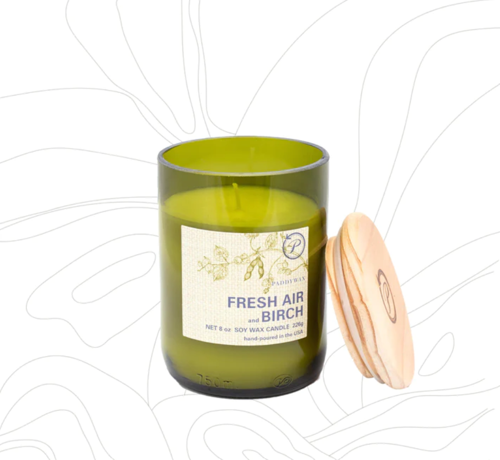 Paddywax Eco 8 oz Candle - Fresh Air + Birch