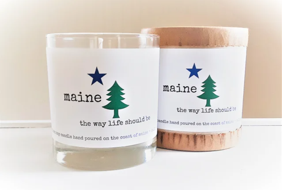 Salty Beach Studio Soy Candle 11oz - Maine