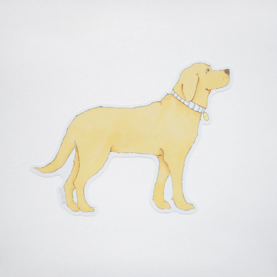 Sara Fitz Vinyl Stickers Golden Pup