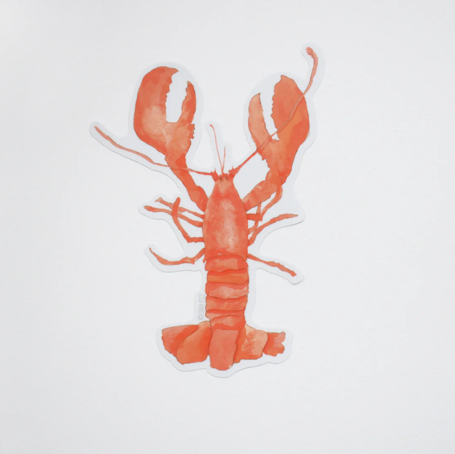 Sara Fitz Vinyl Stickers Lobster