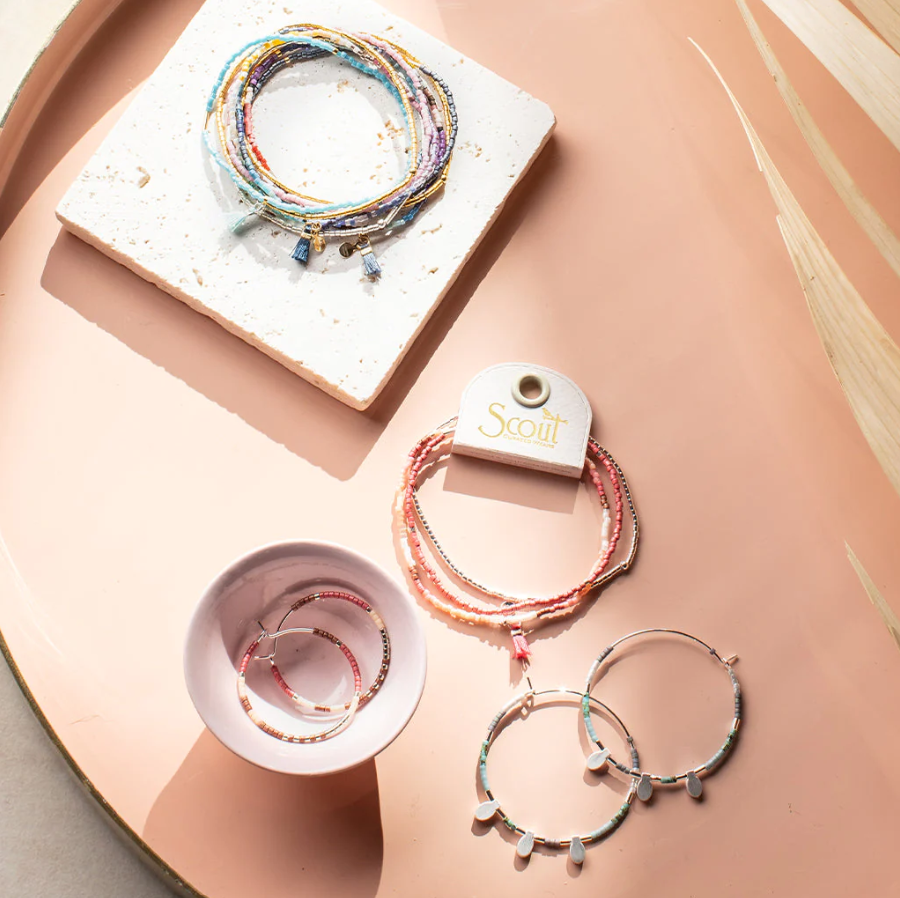 Scout Curated Wears Chromacolor Miyuki Bracelet Trio - Bright