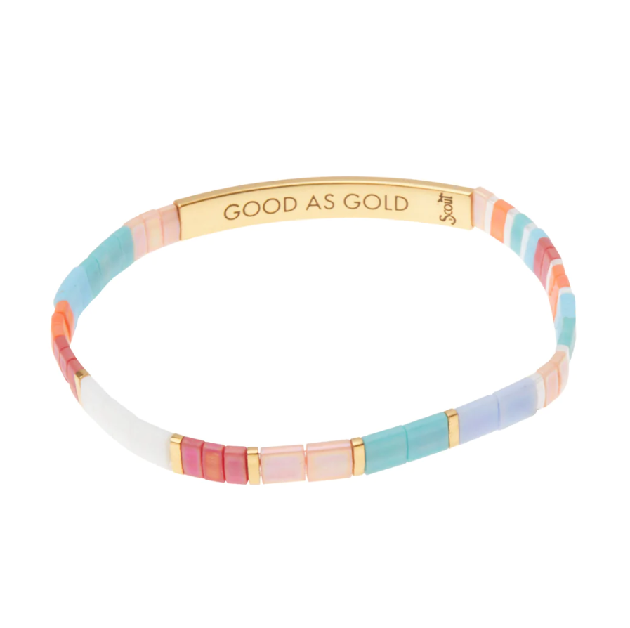 Scout Curated Wears Good Karma Miyuki Bracelet | Good As Gold