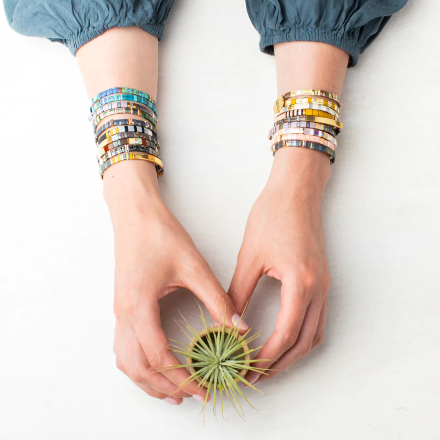 Scout Curated Wears Good Karma Miyuki Bracelet | Sparkle & Shine