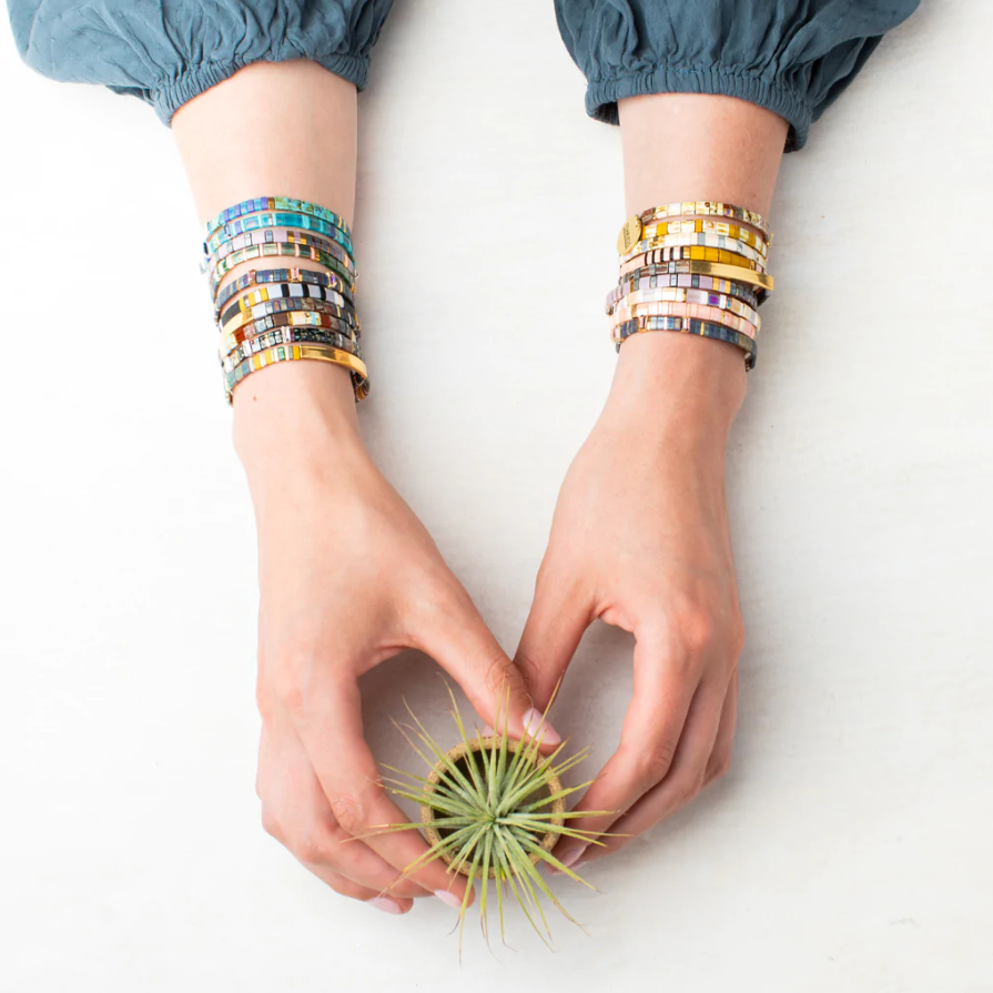 Scout Curated Wears Good Karma Miyuki Bracelet | Joy & Kindness