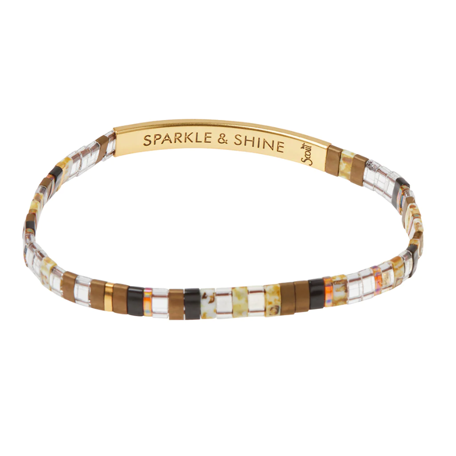 Scout Curated Wears Good Karma Miyuki Bracelet | Sparkle & Shine