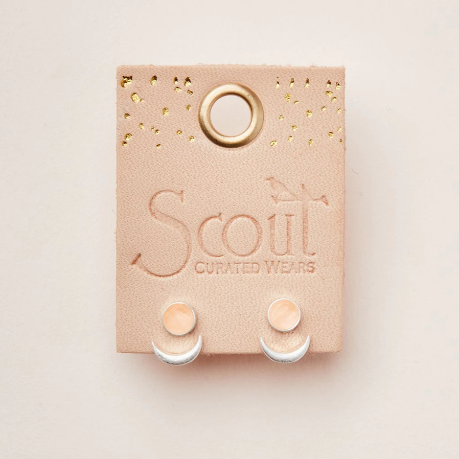 Scout Curated Wears Stone Moon Phase Ear Jacket - Sunstone