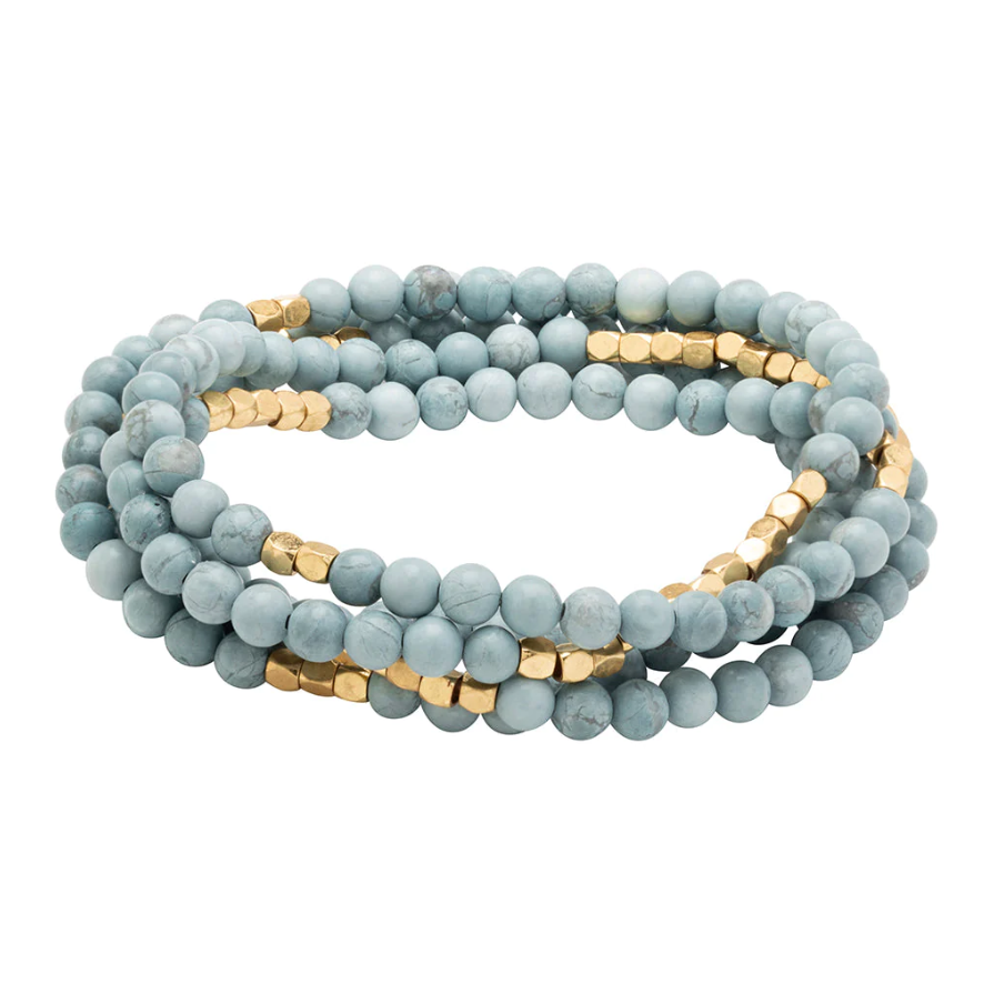 Scout Curated Wears Stone Wrap: Blue Howlite