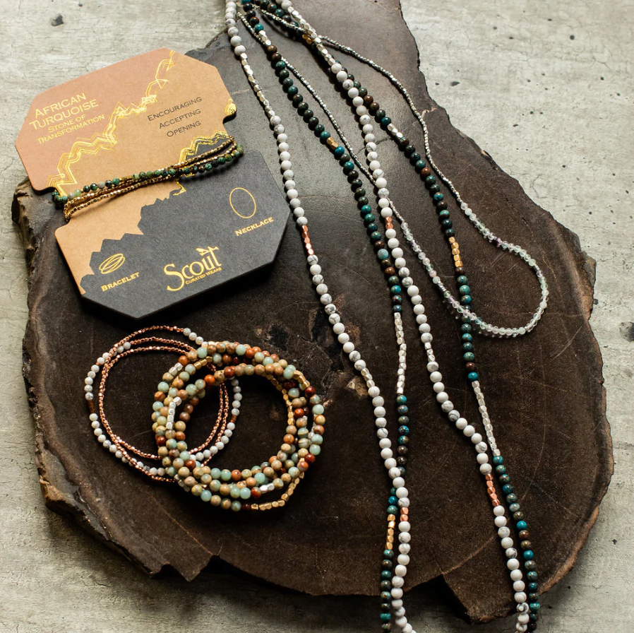 Scout Curated Wears Stone Wrap White Fossil Jasper