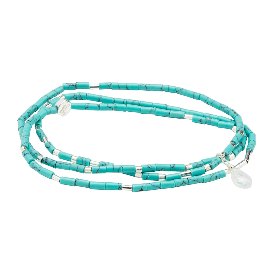 Scout Curated Wears Teardrop Stone Wrap Turquoise
