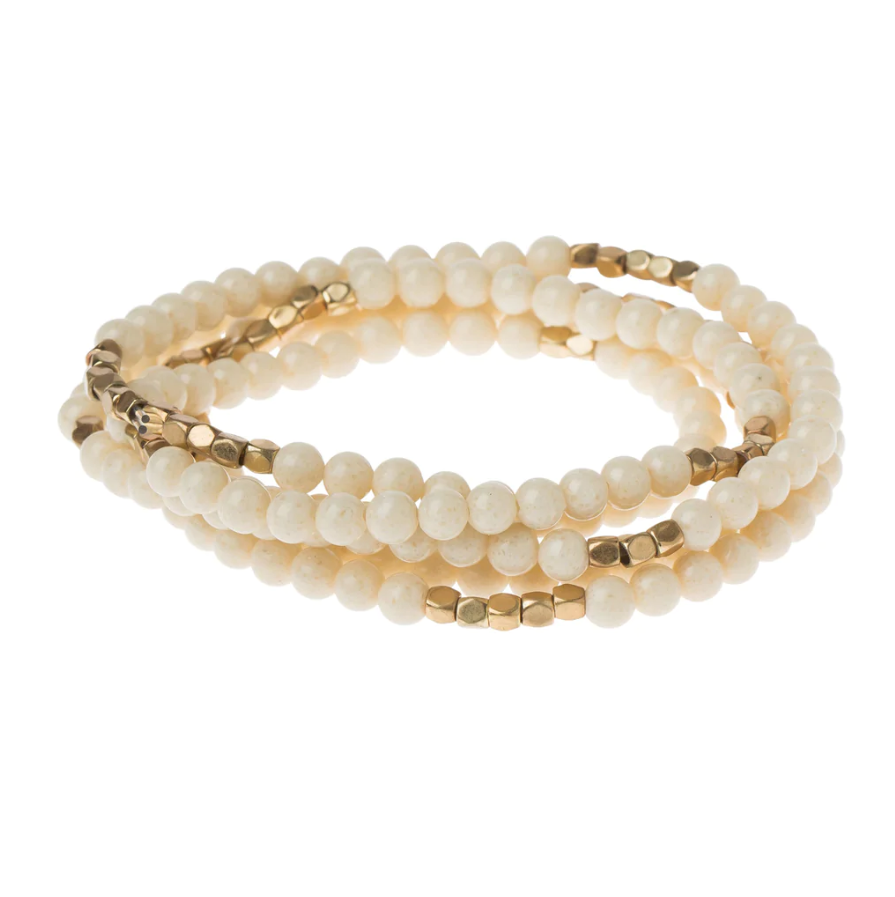 Scout Curated Wears Stone Wrap White Fossil Jasper